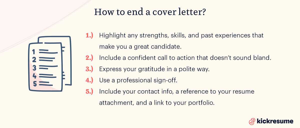 closing lines for a cover letter