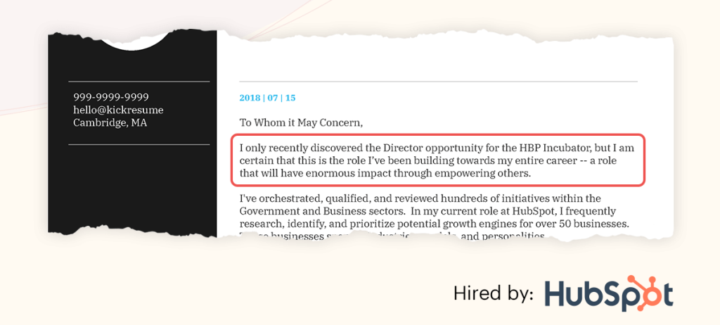 great opening lines for a cover letter