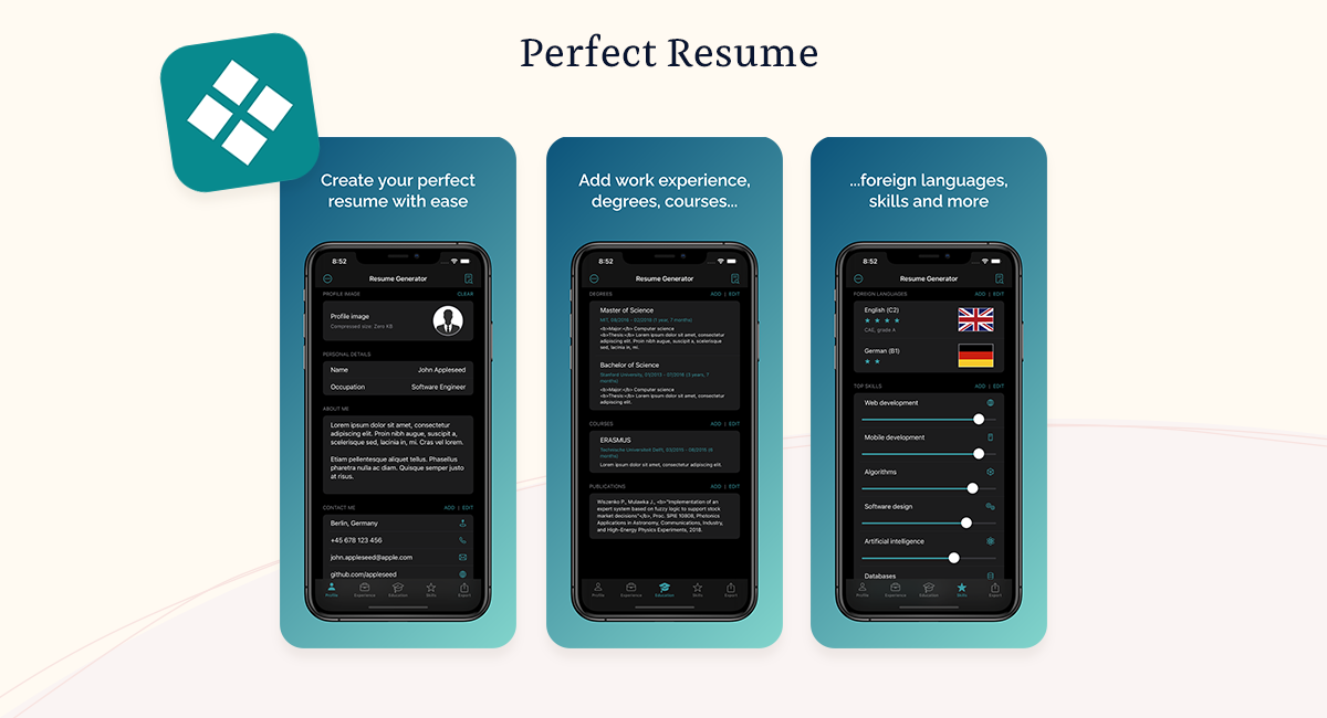 Best Resume Apps for iPhone & Android